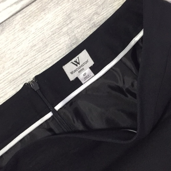 Worthington Black Pencil Skirt Stud Accents - Picture 4 of 5